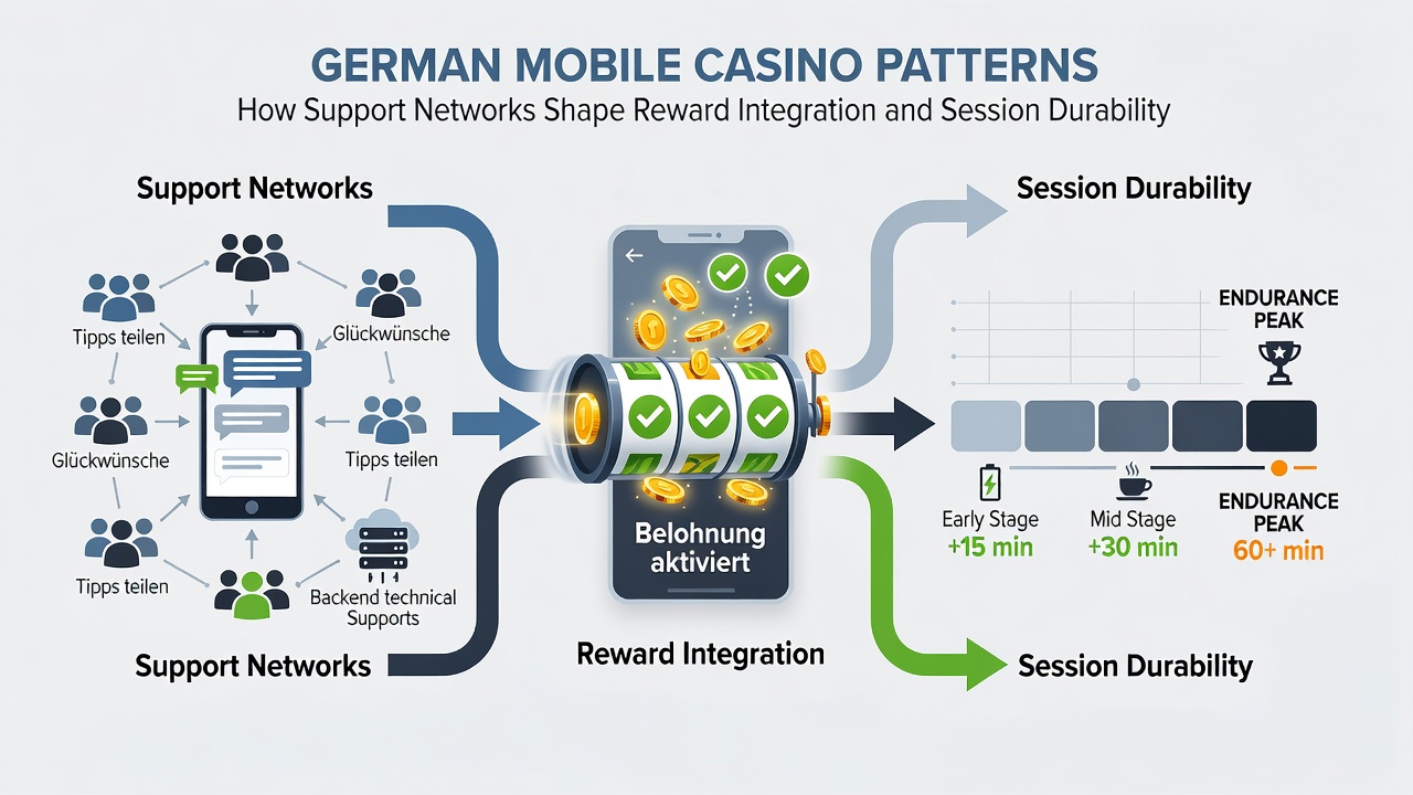 Darstellung von Sitzungsmustern und Belohnungsintegration in deutschen mobilen Casinos