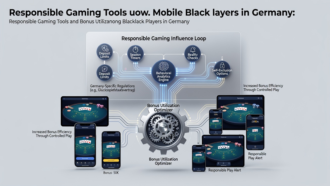 Darstellung verantwortungsvoller Gaming-Tools auf mobilen Blackjack-Plattformen in Deutschland
