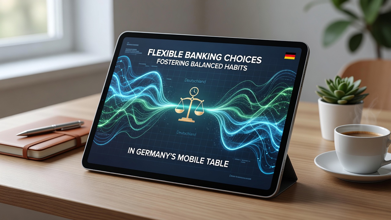 Darstellung von ausgewogenen Spielgewohnheiten mit flexiblen Banking-Elementen auf mobilen Geräten