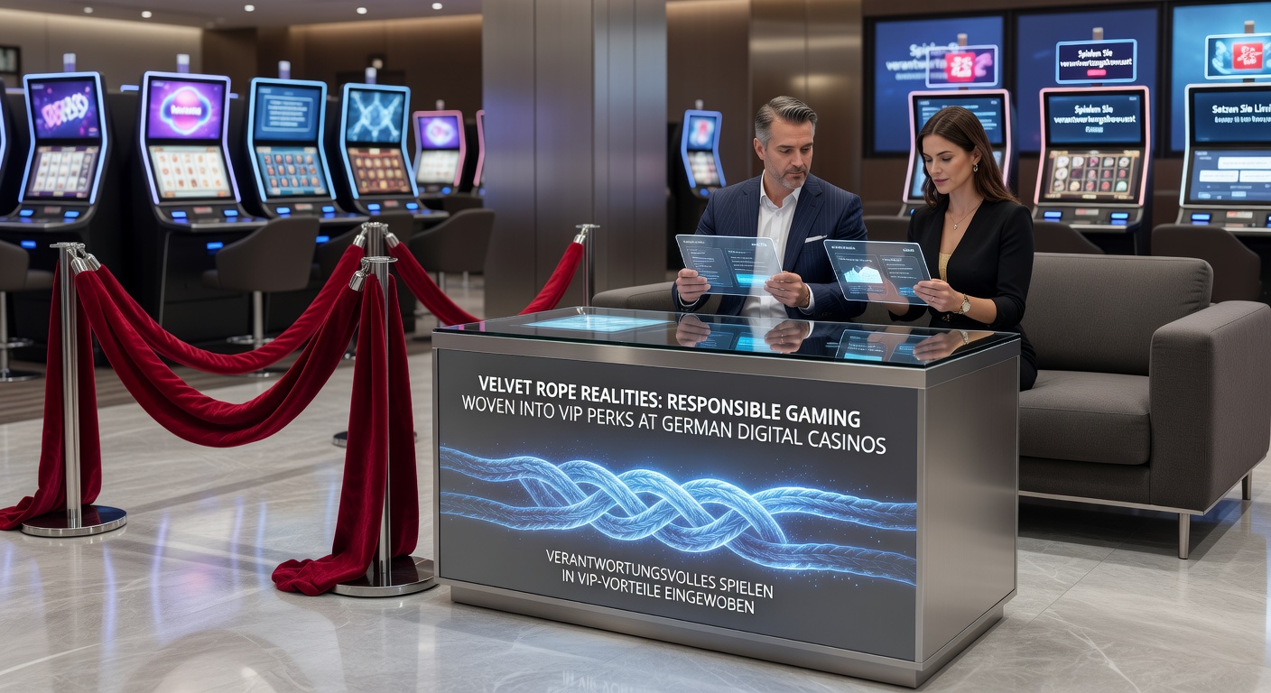 Detaillierte Darstellung von VIP-Dashboard mit integrierten Responsible-Gaming-Features in einem deutschen Digital-Casino